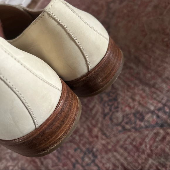 Gravati Cream Suede Leather Oxfords 9.5M main image 7